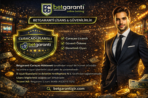 Betgaranti lisans ve güvenilirlik bilgileri banner görseli
